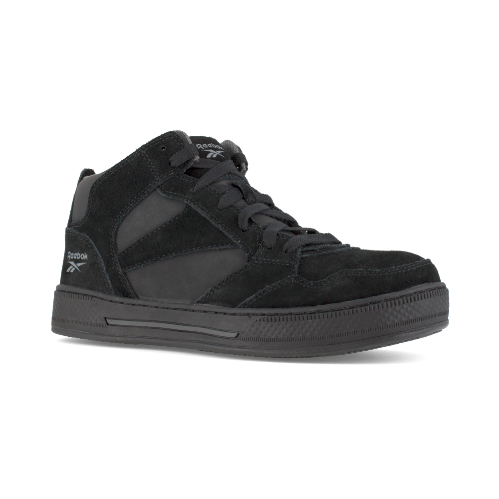 Reebok RB1735 Men's Dayod Skateboard Composite Toe Work Shoes - Black