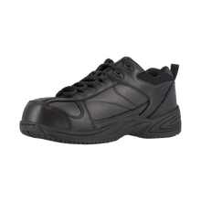 Load image into Gallery viewer, Reebok RB1860 Men&#39;s Jorie Athletic Composite Toe Work Shoes - Black

