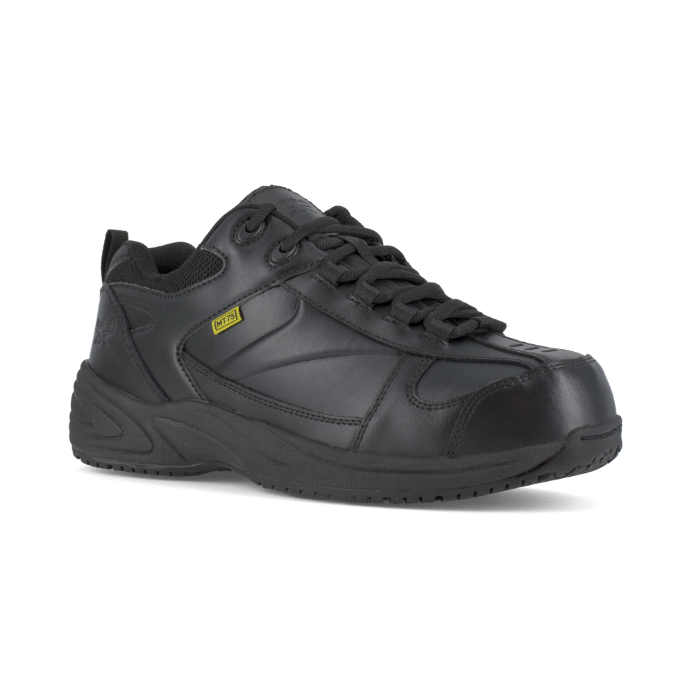 Reebok RB1865 Men's Centose Athletic Composite Toe Met Guard Safety Work Shoes - Black