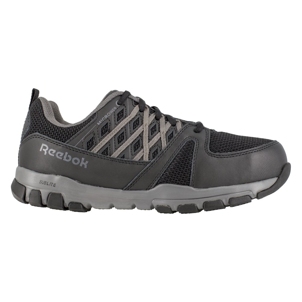 Reebok RB416 Women s Steel Toe Athletic Oxford Black Gr