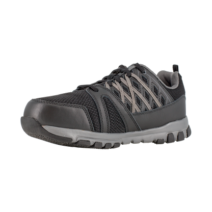 Reebok RB416 Women's Sublite Work Steel Toe Athletic Oxford - Black-Grey