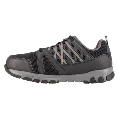 Reebok RB416 Women's Sublite Work Steel Toe Athletic Oxford - Black-Grey