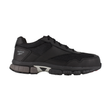 Load image into Gallery viewer, Reebok RB459 Women&#39;s Ketia Athletic Composite Toe Work Shoes - Black/Silver
