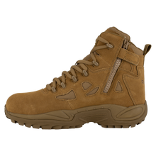 Load image into Gallery viewer, Reebok RB8650 Men&#39;s Rapid Response Composite Toe Tactical Boots - Side Zip - Coyote
