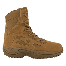 Load image into Gallery viewer, Reebok RB8850 Men&#39;s Rapid Response Stealth Composite Toe Tactical Boots - Side Zip - Coyote
