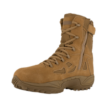 Load image into Gallery viewer, Reebok RB8850 Men&#39;s Rapid Response Stealth Composite Toe Tactical Boots - Side Zip - Coyote
