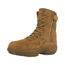 Load image into Gallery viewer, Reebok RB885 Women&#39;s Rapid Response Composite Toe Tactical Boots - Side Zip - Coyote
