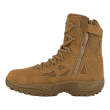 Load image into Gallery viewer, Reebok RB885 Women&#39;s Rapid Response Composite Toe Tactical Boots - Side Zip - Coyote
