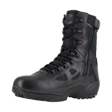 Load image into Gallery viewer, Reebok RB8877 Men&#39;s Rapid Response RB Waterproof Tactical Boots - Side Zip - Black
