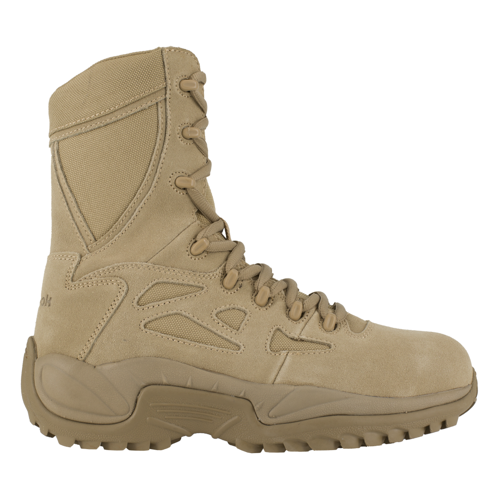 Reebok RB8894 Men's Composite Toe Athletic Side Zipper Boots - Desert Tan
