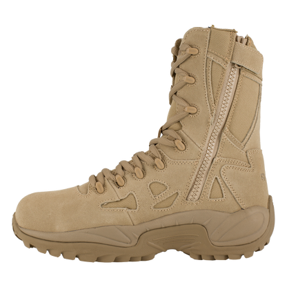 Reebok RB8894 Men's Composite Toe Athletic Side Zipper Boots - Desert Tan