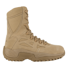 Load image into Gallery viewer, Reebok RB894 Women&#39;s Rapid Response Composite Toe Tactical Boots - Side Zip - Desert Tan
