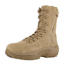 Load image into Gallery viewer, Reebok RB894 Women&#39;s Rapid Response Composite Toe Tactical Boots - Side Zip - Desert Tan
