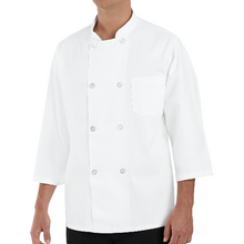 Load image into Gallery viewer, Red Kap 0402 Three-Quarter Sleeve Chef Coat
