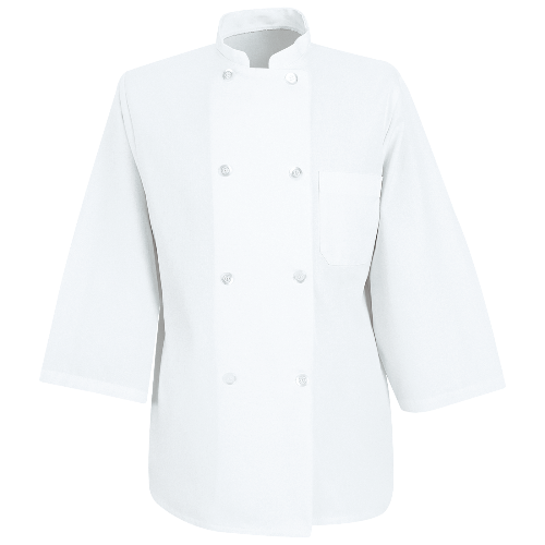 Red Kap 0402 Three-Quarter Sleeve Chef Coat