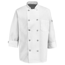 Load image into Gallery viewer, Red Kap 0415 Ten Pearl Button Chef Coat

