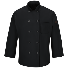 Load image into Gallery viewer, Red Kap 042X Men&#39;s Long Sleeve Chef Coat with OilBlok + Mimix
