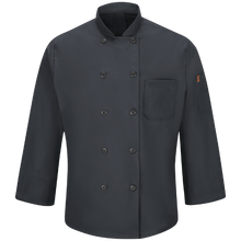 Load image into Gallery viewer, Red Kap 042X Men&#39;s Long Sleeve Chef Coat with OilBlok + Mimix
