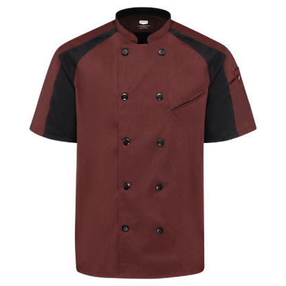Red Kap 052M Men's Airflow Raglan Chef Coat with OilBlok