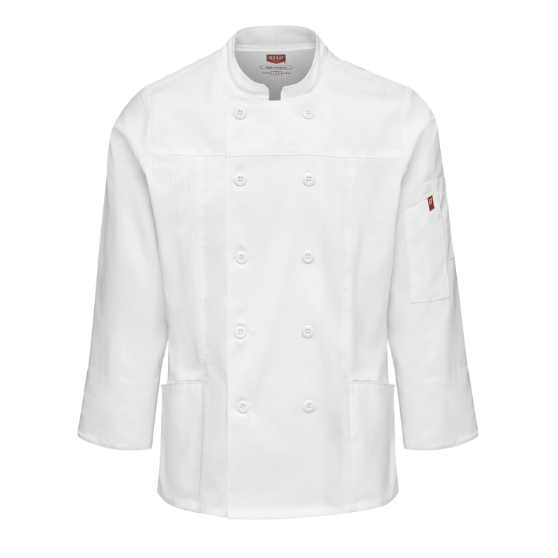 Red Kap 053W Women's Deluxe Airflow Chef Coat