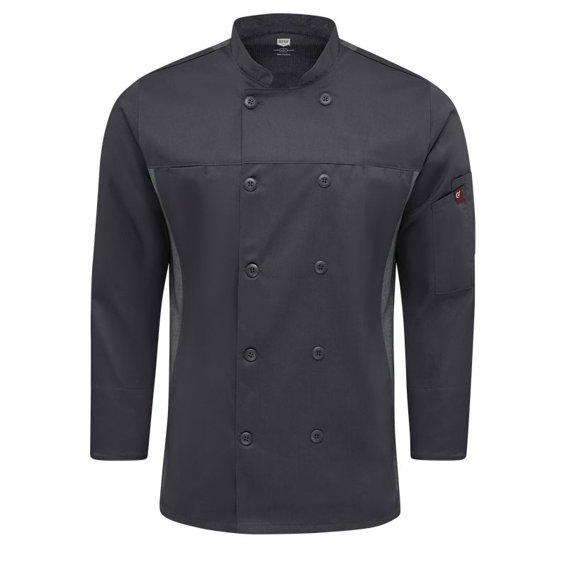 Red Kap 054M Men's Deluxe Airflow Chef Coat