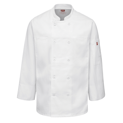 Red Kap 054M Men's Deluxe Airflow Chef Coat