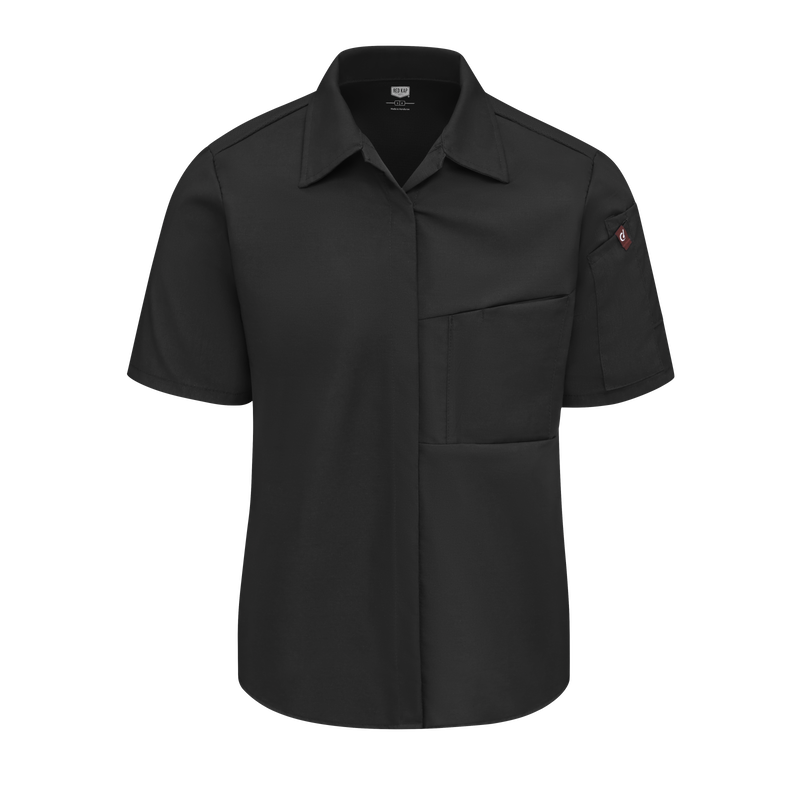 Red Kap 501W Women's Airflow Cook Shirt w/ OilBlok