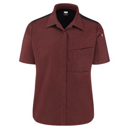 Red Kap 501W Women's Airflow Cook Shirt w/ OilBlok