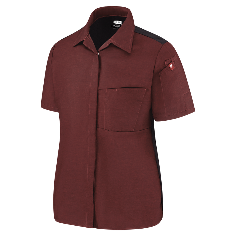 Red Kap 501W Women's Airflow Cook Shirt w/ OilBlok