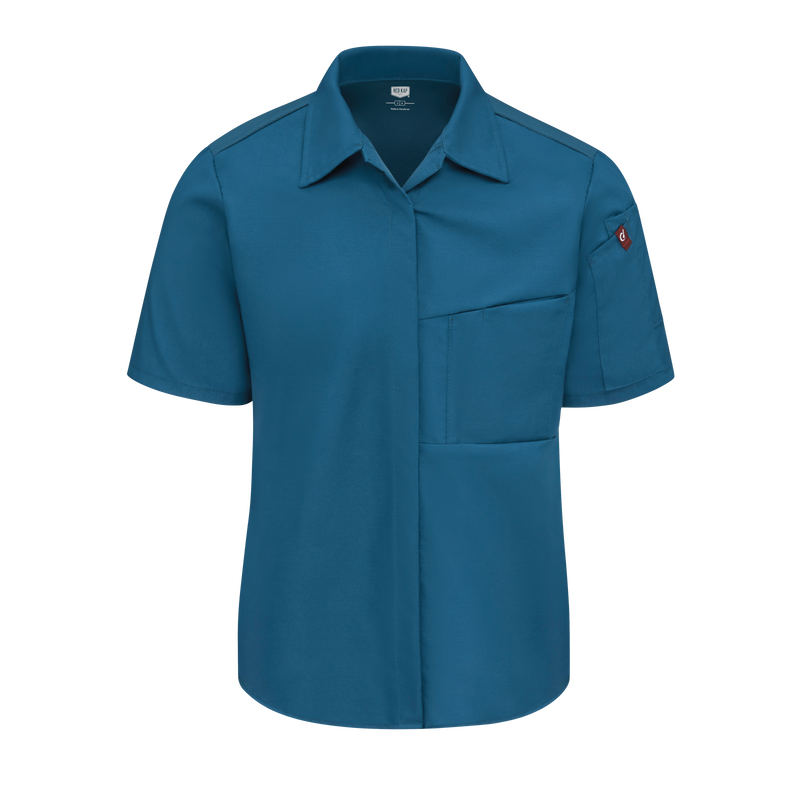 Red Kap 501W Women's Airflow Cook Shirt w/ OilBlok