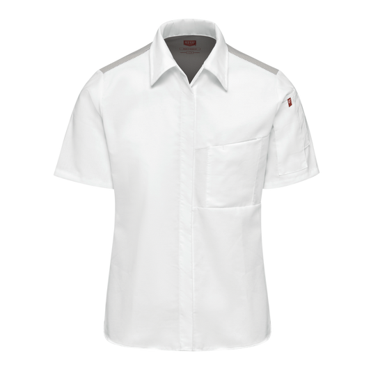 Red Kap 501W Women's Airflow Cook Shirt w/ OilBlok