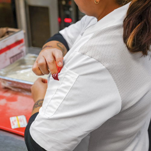 Red Kap 501W Women's Airflow Cook Shirt w/ OilBlok