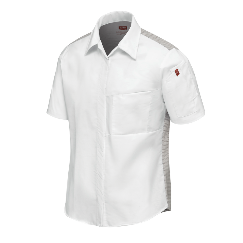 Red Kap 501W Women's Airflow Cook Shirt w/ OilBlok