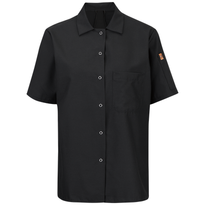 Red Kap 501X Women's Cook Shirt w/ OilBlok + MIMIX