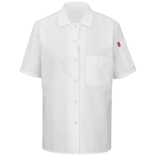 Red Kap 501X Women's Cook Shirt w/ OilBlok + MIMIX