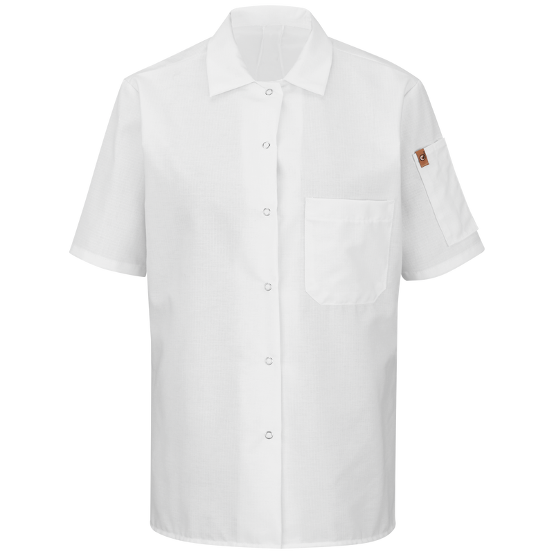Red Kap 501X Women's Cook Shirt w/ OilBlok + MIMIX