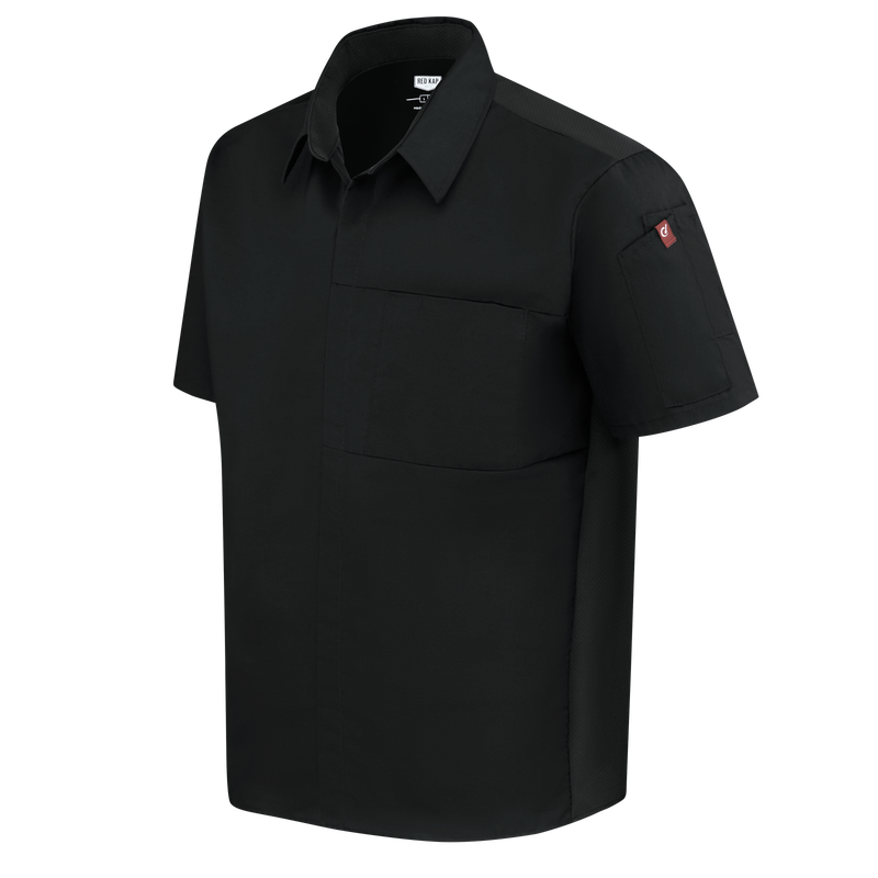 Red Kap 502M Men's Airflow Cook Shirt w/ OilBlok