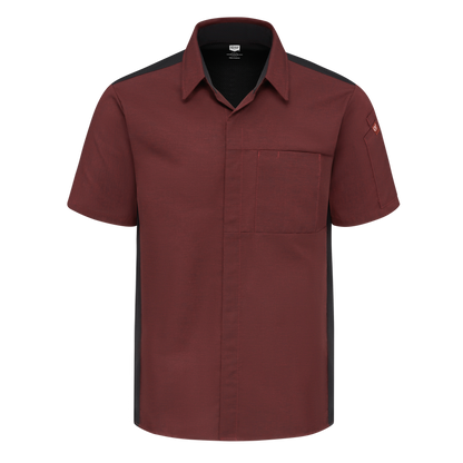 Red Kap 502M Men's Airflow Cook Shirt w/ OilBlok
