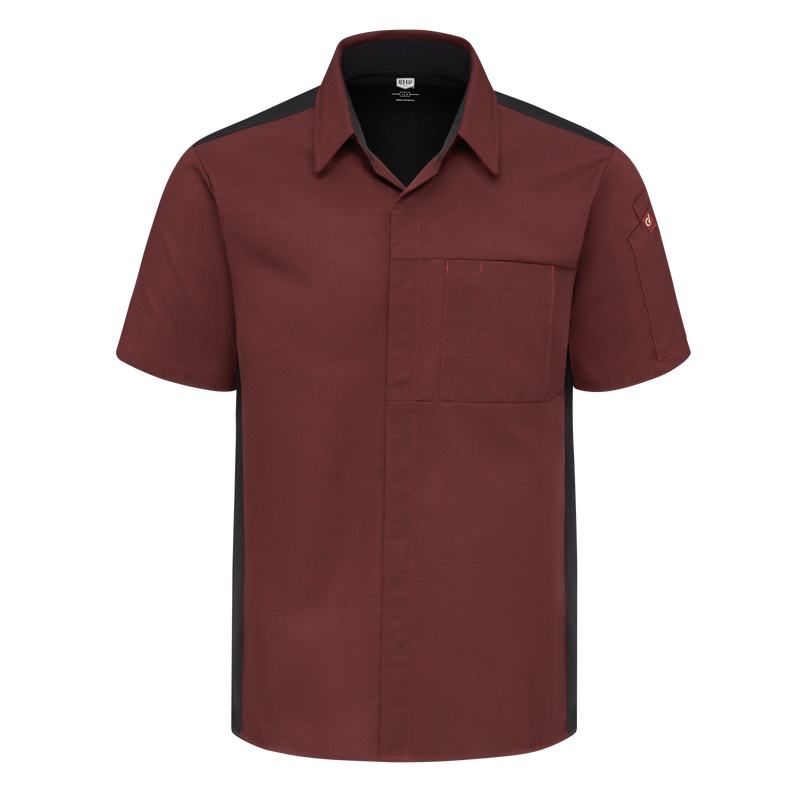 Red Kap 502M Men's Airflow Cook Shirt w/ OilBlok