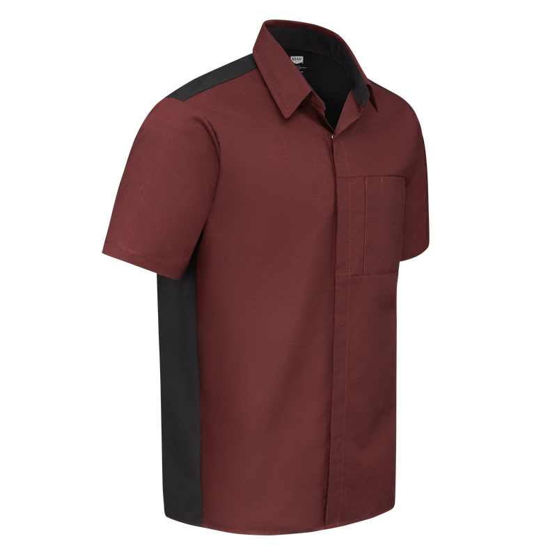 Red Kap 502M Men's Airflow Cook Shirt w/ OilBlok