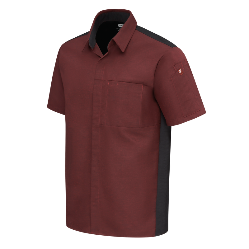 Red Kap 502M Men's Airflow Cook Shirt w/ OilBlok
