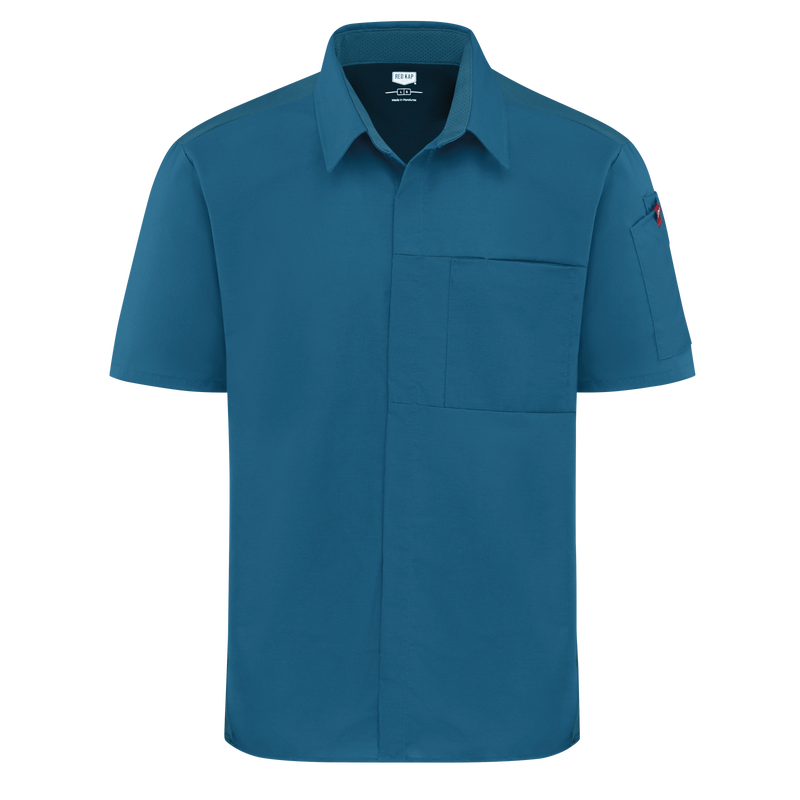Red Kap 502M Men's Airflow Cook Shirt w/ OilBlok