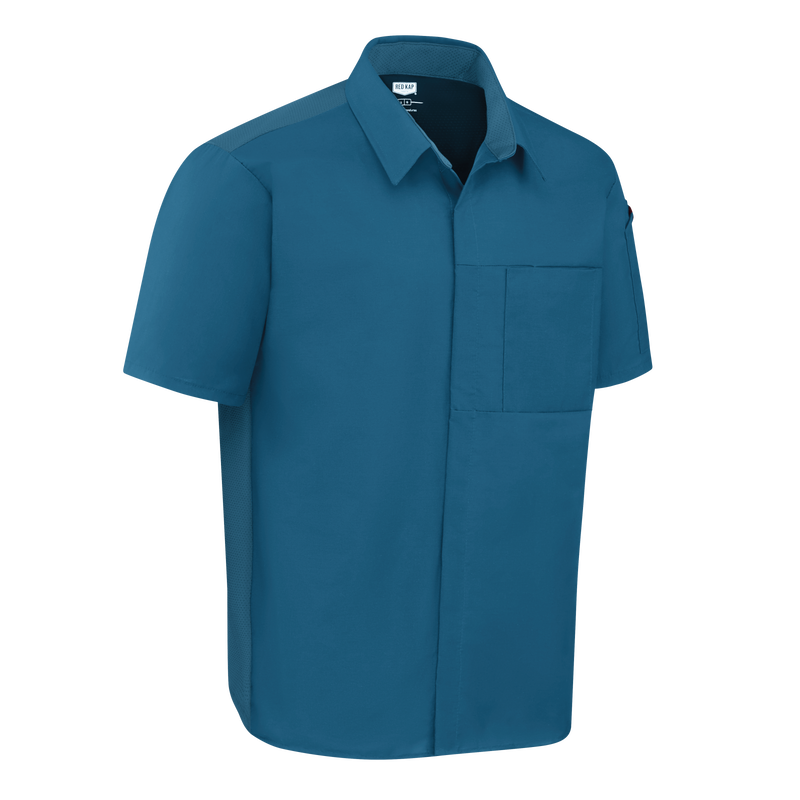 Red Kap 502M Men's Airflow Cook Shirt w/ OilBlok