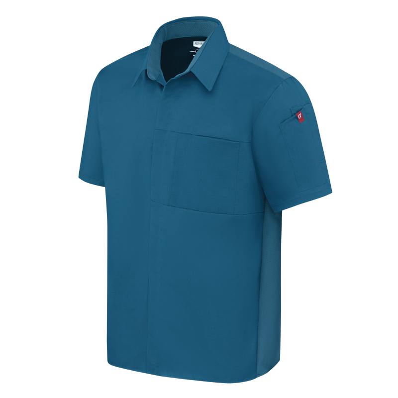 Red Kap 502M Men's Airflow Cook Shirt w/ OilBlok