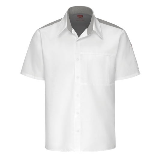 Red Kap 502M Men's Airflow Cook Shirt w/ OilBlok