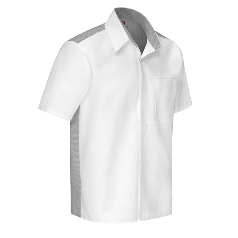 Red Kap 502M Men's Airflow Cook Shirt w/ OilBlok
