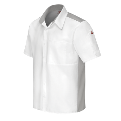 Red Kap 502M Men's Airflow Cook Shirt w/ OilBlok