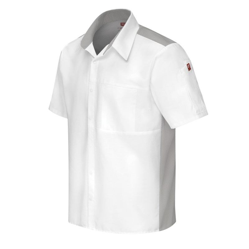 Red Kap 502M Men's Airflow Cook Shirt w/ OilBlok
