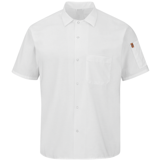 Red Kap 502X Men's Cook Shirt w/ OilBlok + MIMIX