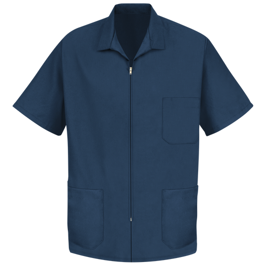 Red Kap KP44 Men's Zipper-Front Smock